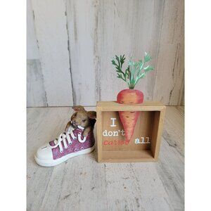 Easter unique bunny shoe i don't‎ carrot all sign spring home decor set